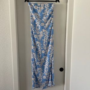 Resa Hawaiian Strapless Dress Size Small